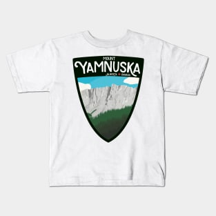 Mount Yamnuska - Alberta, Canada Kids T-Shirt